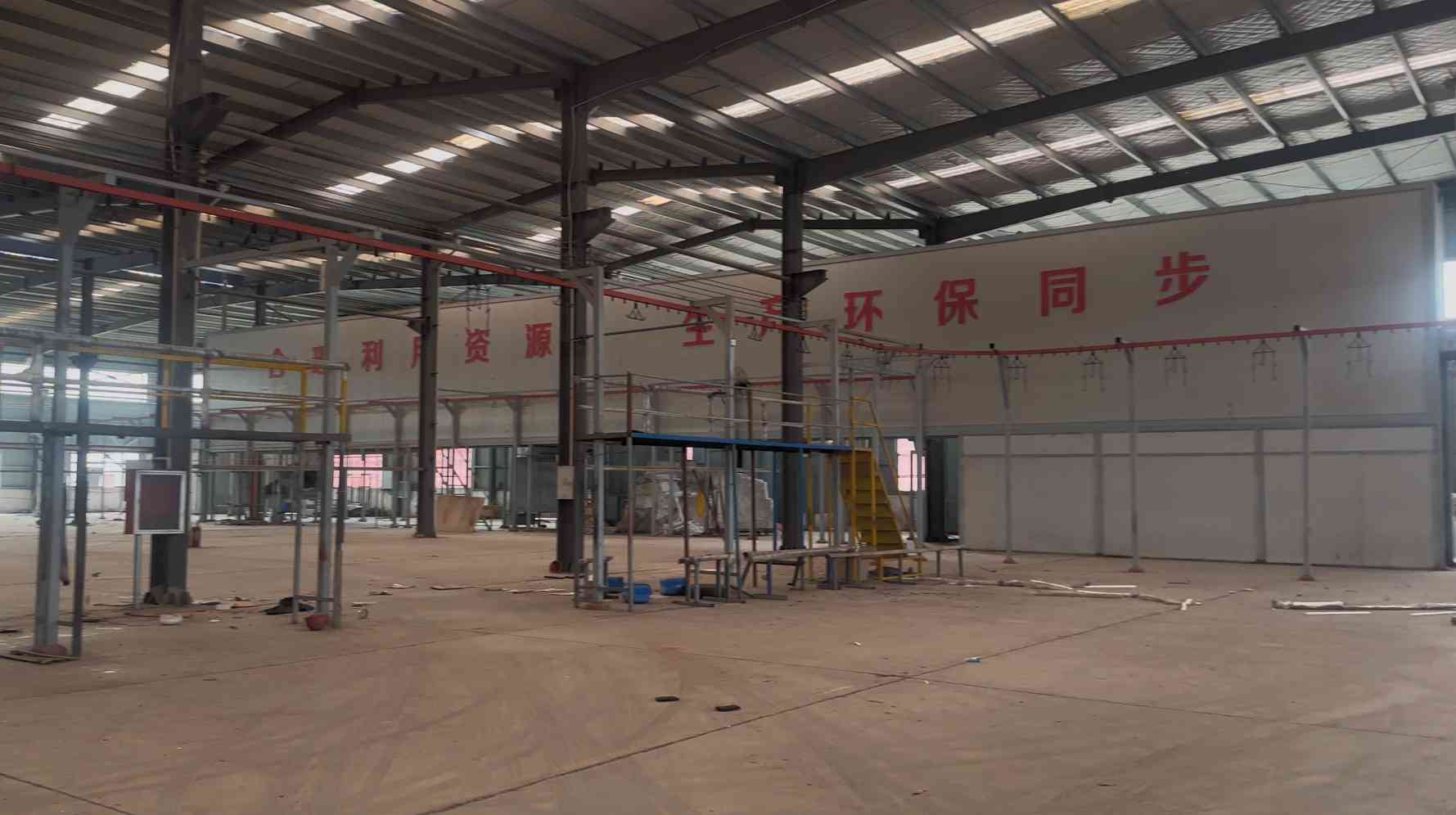 金华防盗门流水线整线整体回收案例图